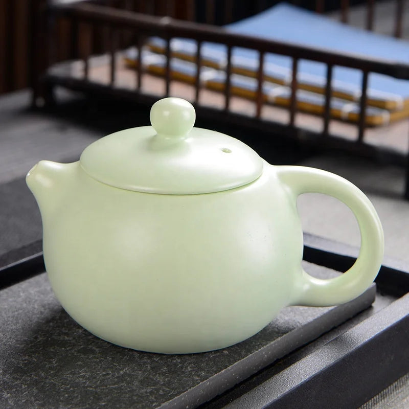 Portable Ceramic Travel Kung Fu Teapot Tea Cup Gift Set tea set