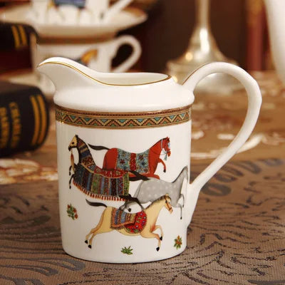 New 15 Pcs Nordic Luxury Home Decors Ceramic Coffee Tea Sets For 6 People