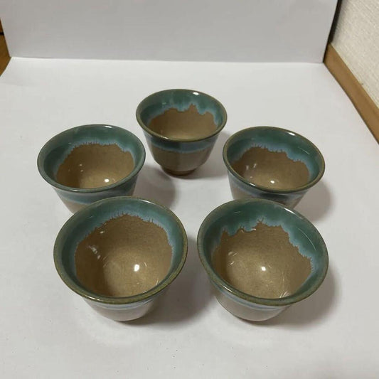 Sake Cup Guinomi Ueno Ware Set Of 5