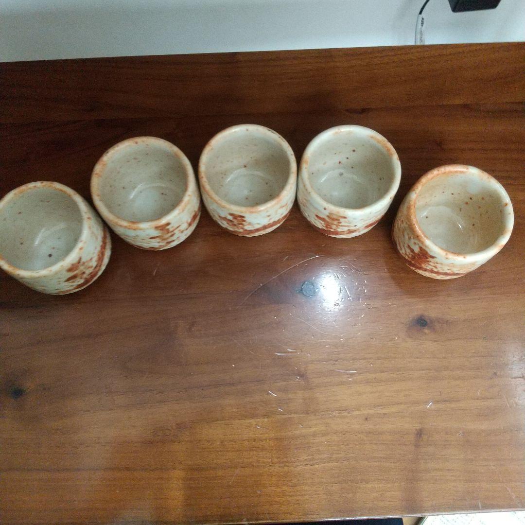 Sake Cup Guinomi Mino Ware Shusen Set Of 5