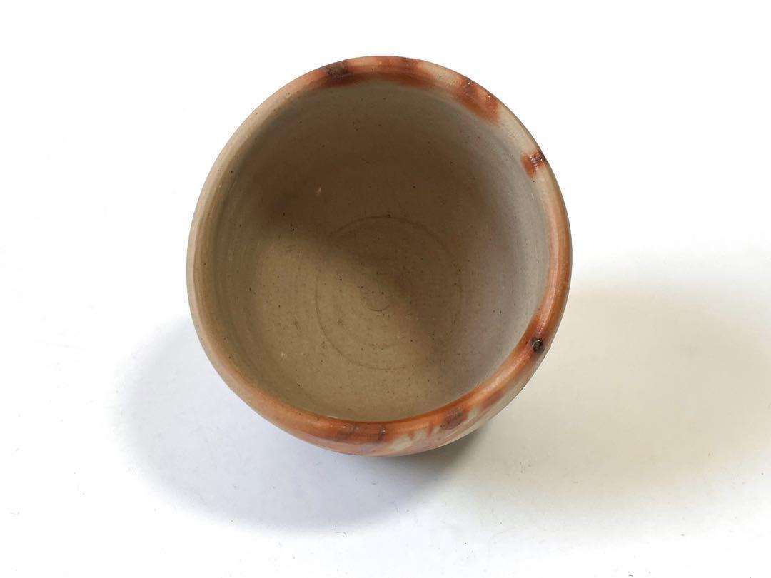 Guinomi Sake Cup Ceramist Living National Treasure Toshu Yamamoto Bizen Ware Hiz